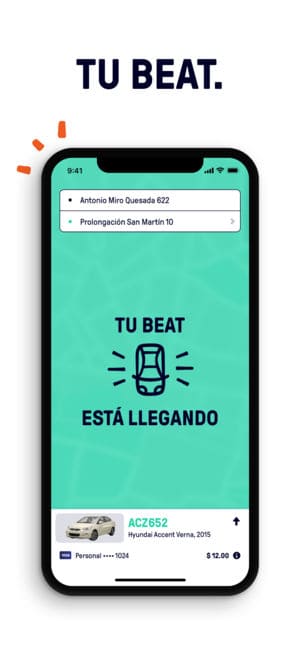 beat está listo para competir por el mercado de transporte privado mexicano, desafía los márgenes de otras plataformas