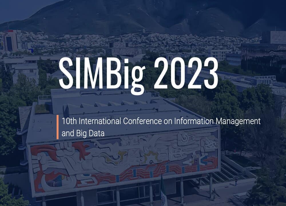 The National Polytechnic Institute will host SIMBig 2023, which will be held from December 13 to 15 and will be in its tenth edition.